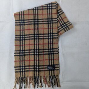 Burberry Lambswool Check Scarf Beige | Winter Essential